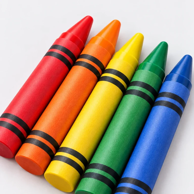 Wax crayons